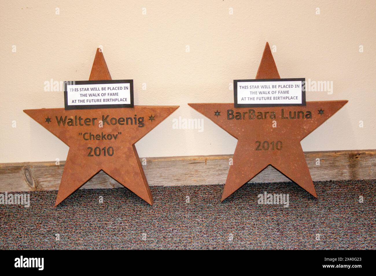 Futur lieu de naissance du capitaine Kirk de Star Trek Banque D'Images