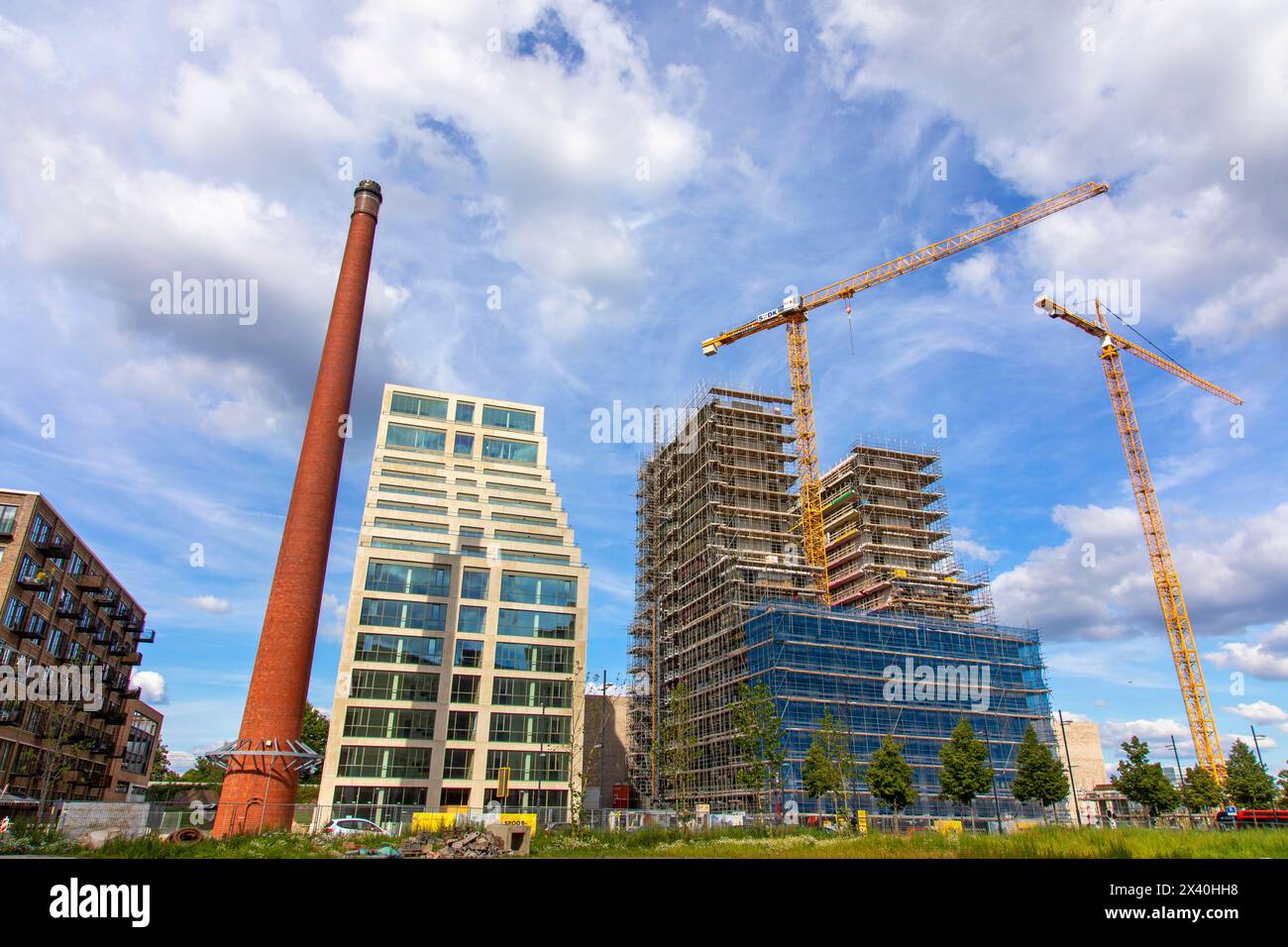 Europe, Nederlands. Eindhoven. Strijp S District Banque D'Images