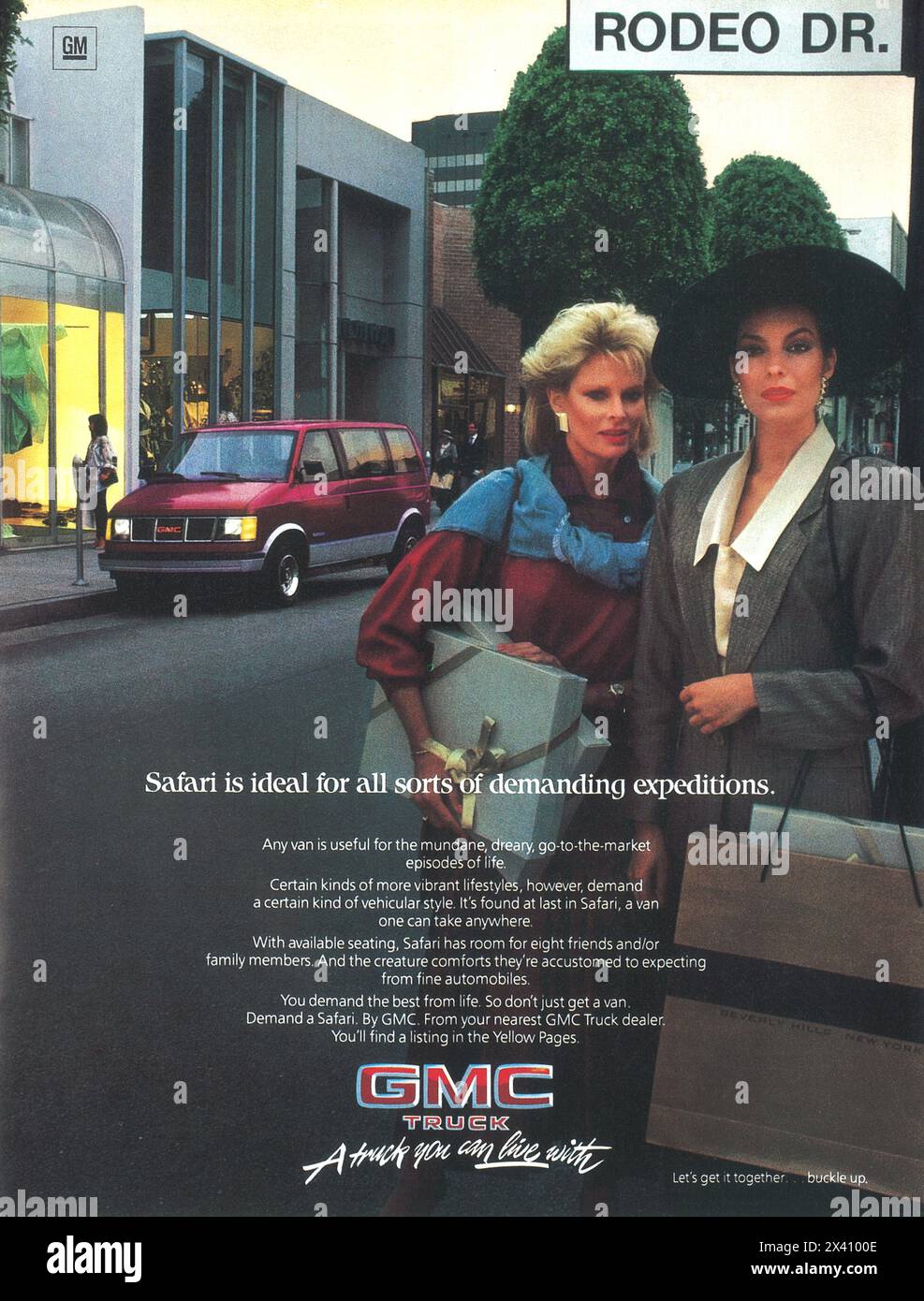 Camions GMC 1986 : Rodeo Drive - Safari est idéal pour toutes sortes d'expéditions exigeantes Banque D'Images