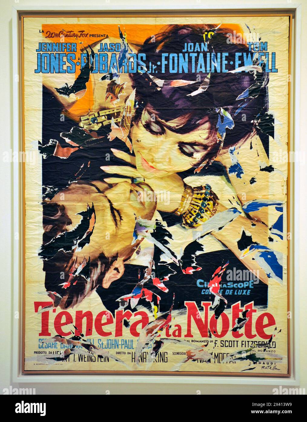 Affiche de film vintage, Musée Gugenheim Bilbao, Billbao, Espagne, Europe Banque D'Images