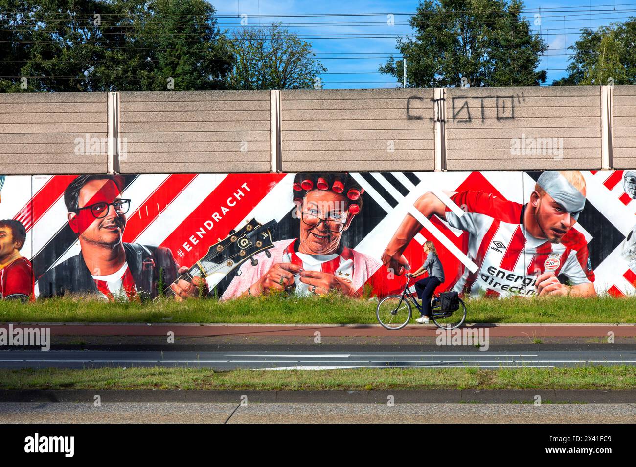 Europe, Nederlands. Eindhoven. Strijp S District Banque D'Images