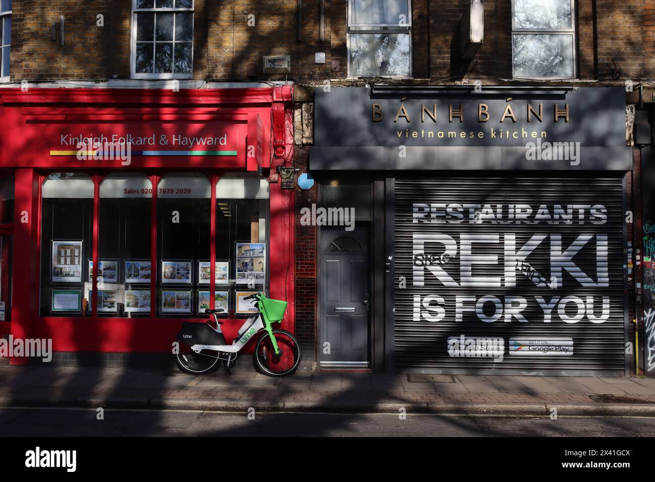 Magasins à Peckham Banque D'Images