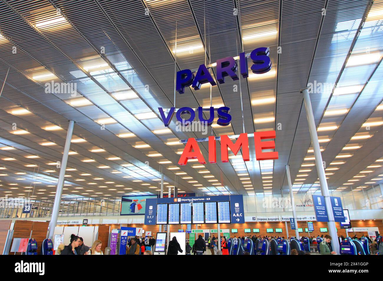 France, Paris, aéroport d'Orly Banque D'Images