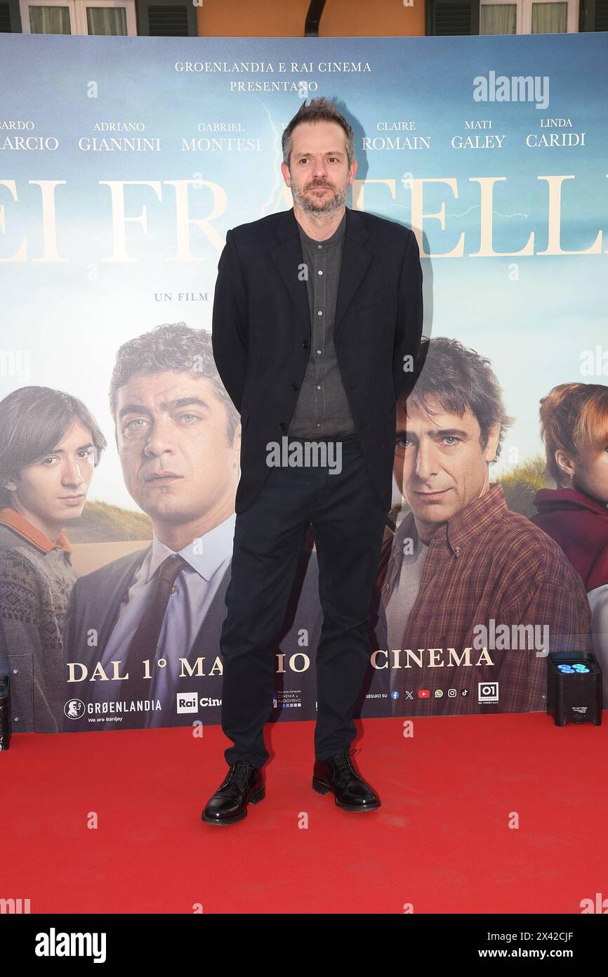 Rome, Italie. 29 avril 2024. Rome, Terrazza Cinema Barberini première du film 'Sei Fratelli', sur la photo : Simone Godano crédit : Agence photo indépendante/Alamy Live News Banque D'Images