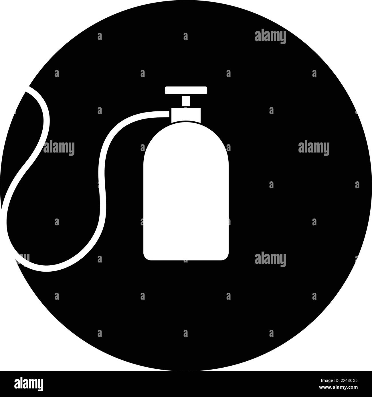 conception d'illustration vectorielle de logo de bouteille de gaz Illustration de Vecteur