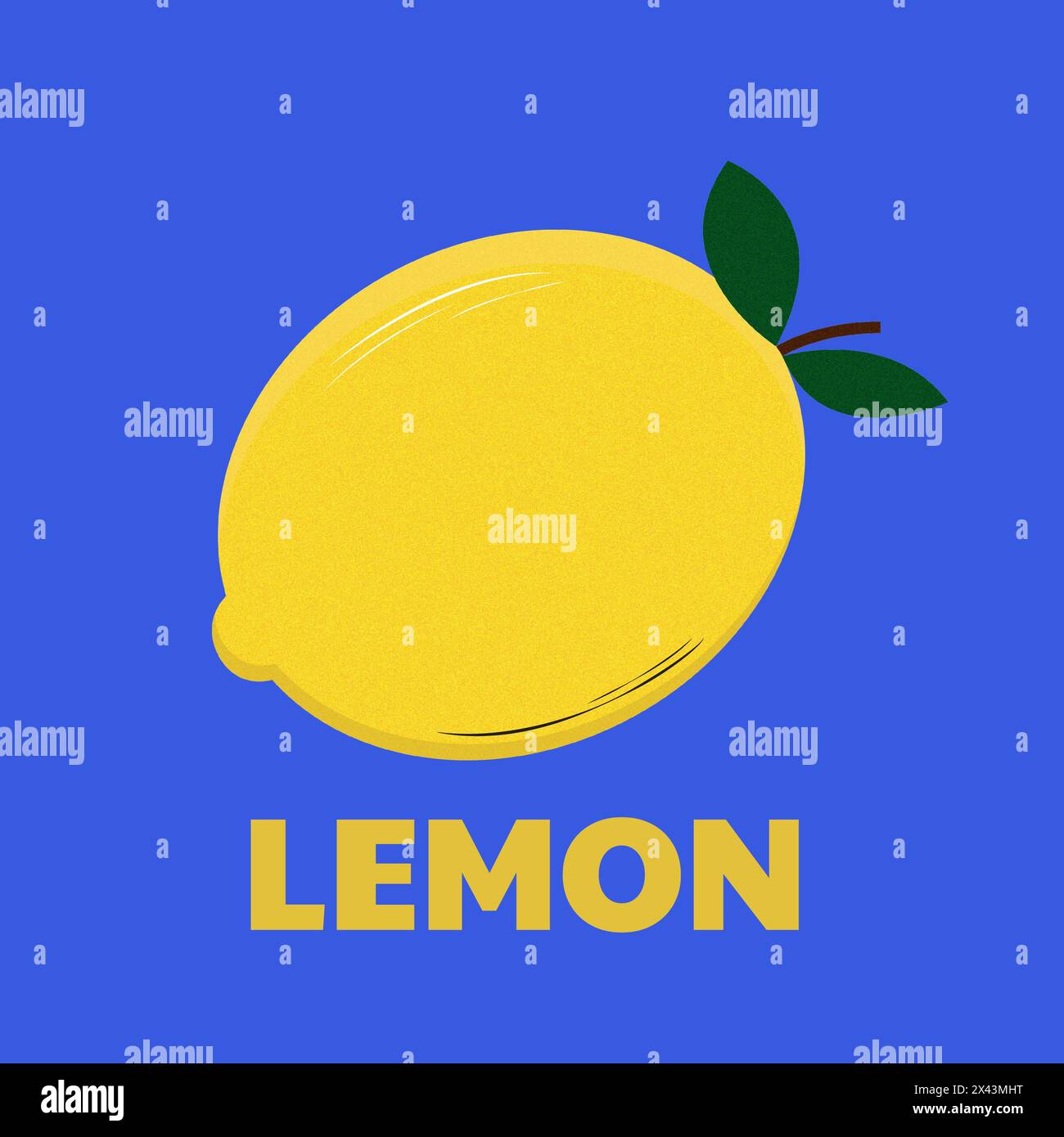 Illustration vectorielle conception de citron Banque D'Images