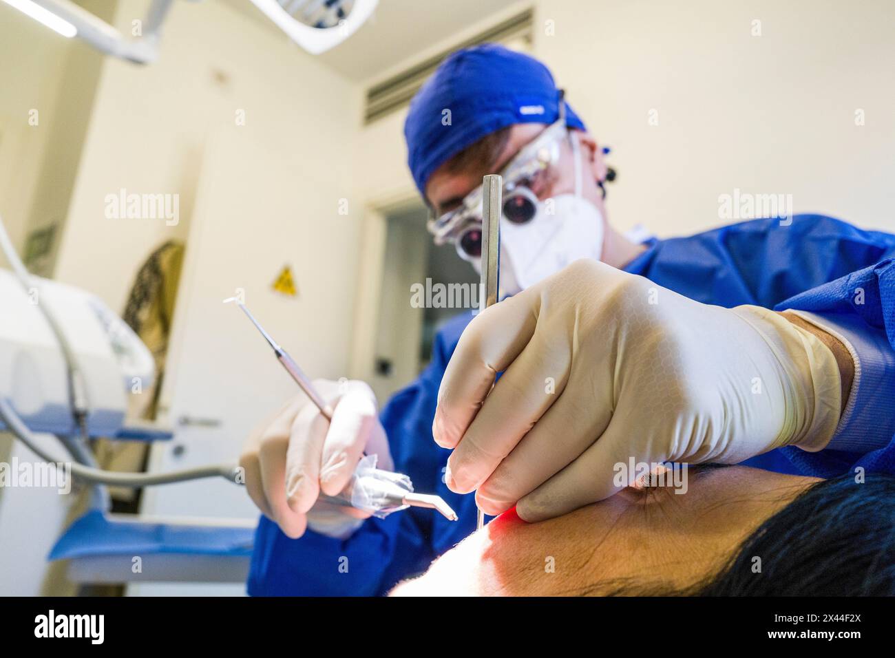 Italie, Verdello, cabinet dentaire du docteur Marco Goisis Banque D'Images