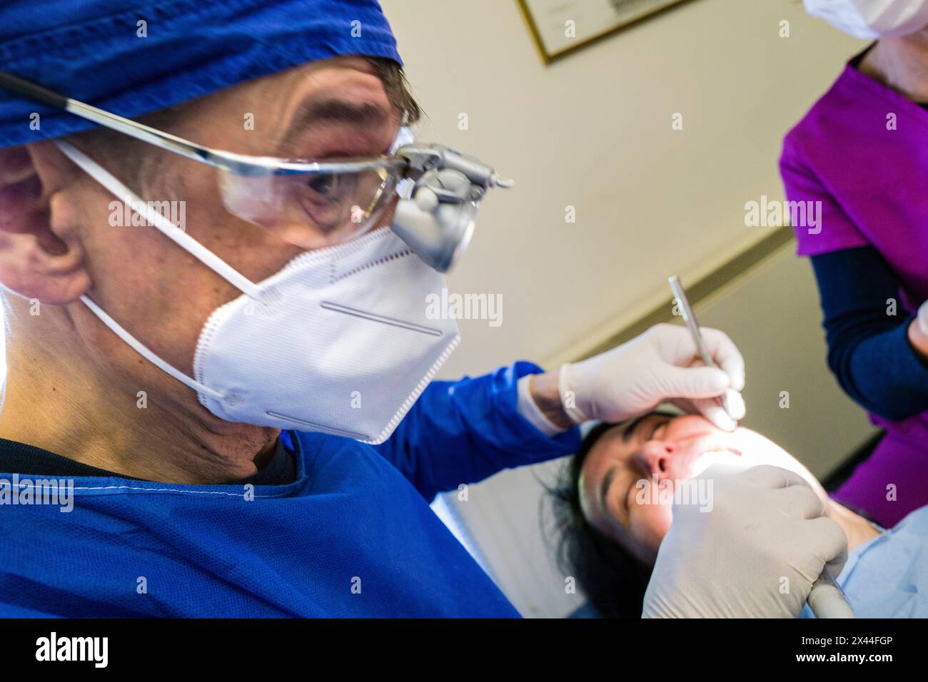 Italie, Verdello, cabinet dentaire du docteur Marco Goisis Banque D'Images