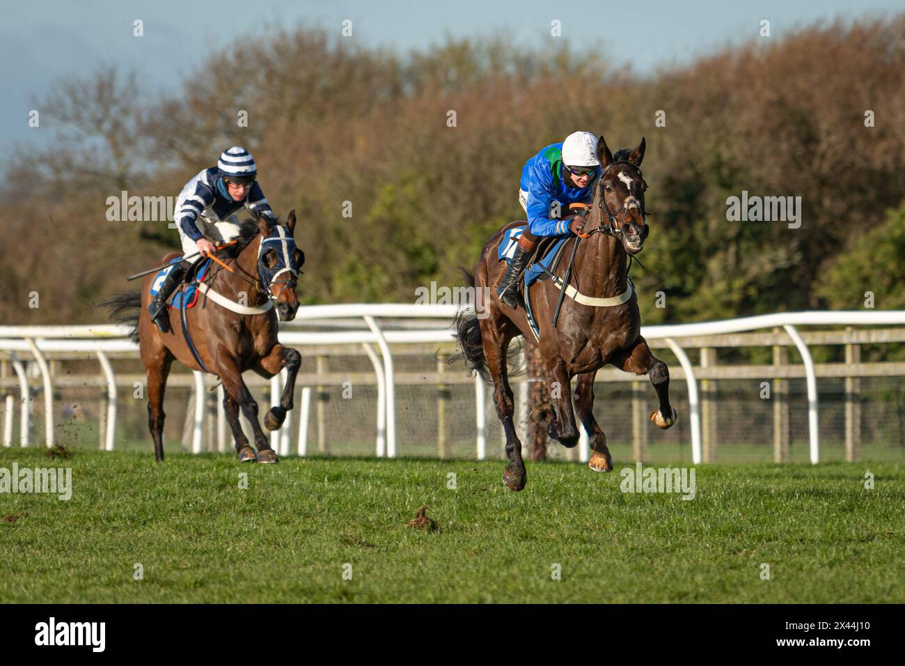 Quatrième course à Wincanton, 20 janvier 2022, handicap haies, classe 3 Banque D'Images