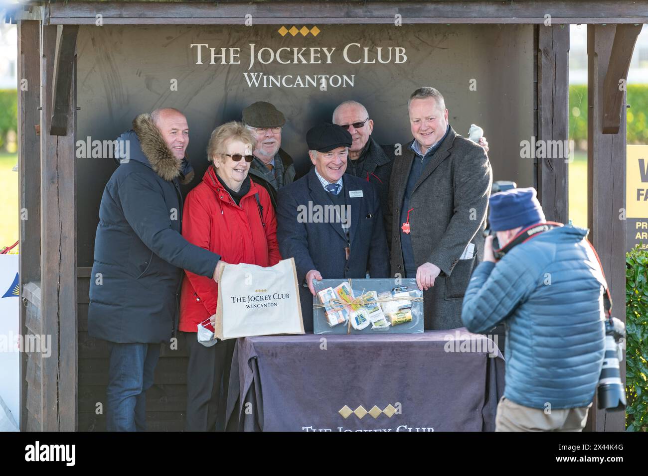 Quatrième course à Wincanton, 20 janvier 2022, handicap haies, classe 3 Banque D'Images