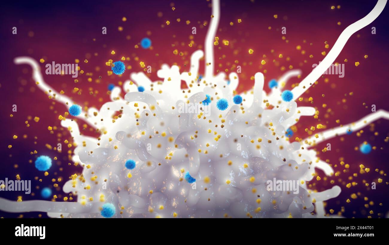 Une tempête de cytokines est la surproduction de cytokines qui peut ...