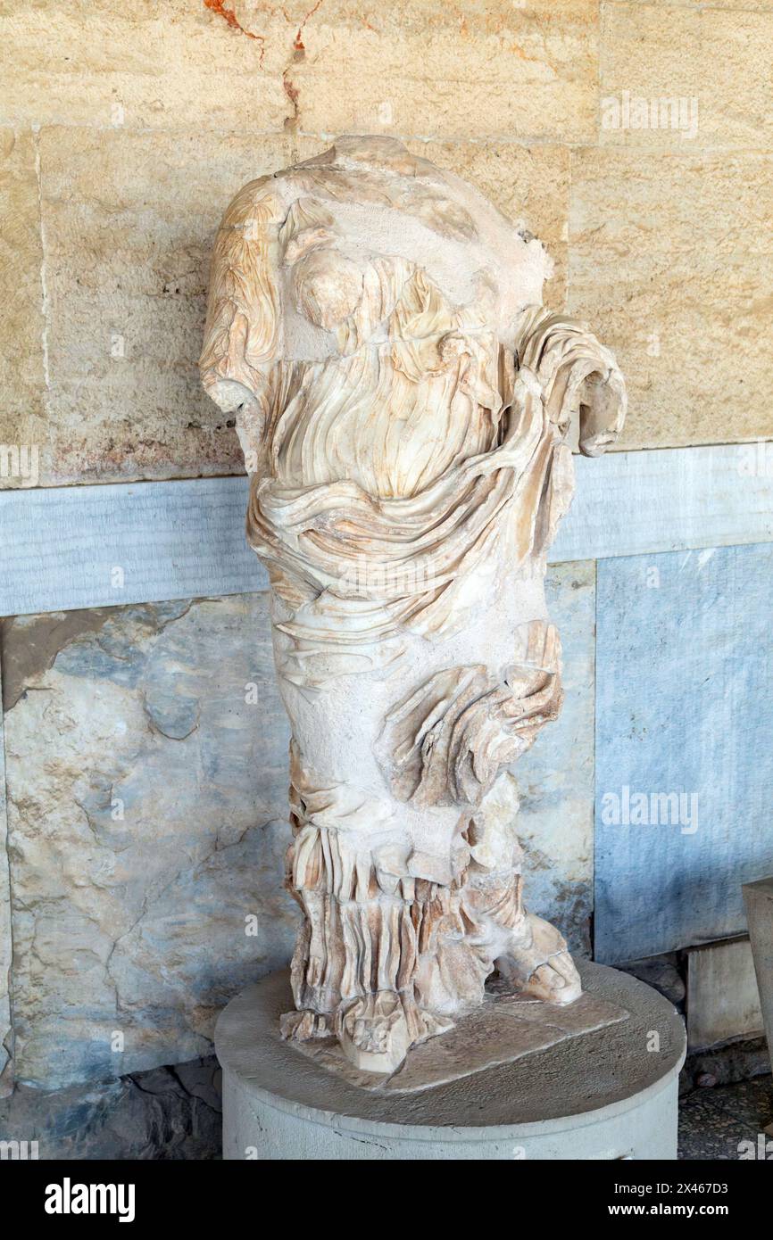 Statue d'Aphrodite 420 av. J.-C., Musée Agora, Athènes, Grèce. Banque D'Images