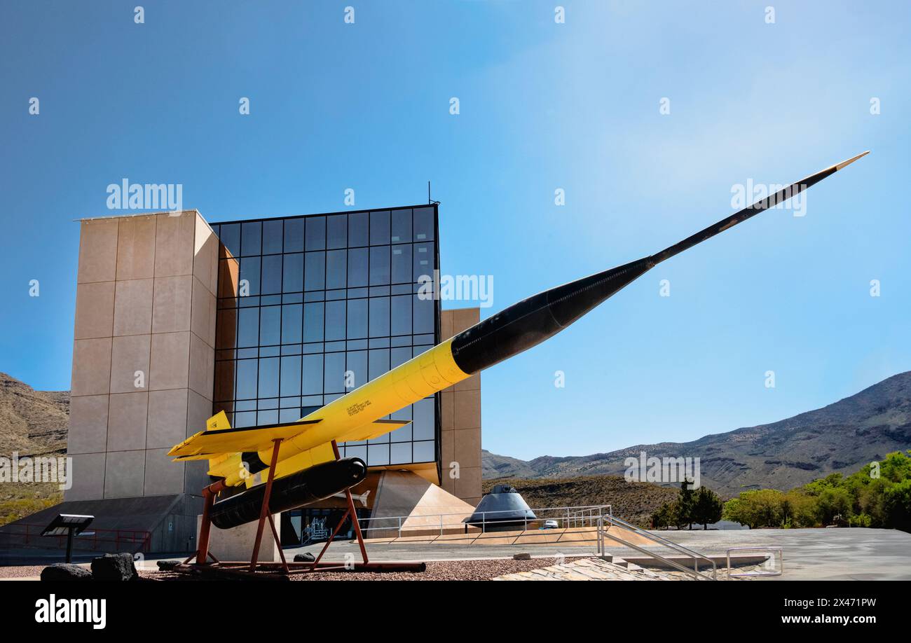 Fusée X-7A de Lockheed au Musée d'histoire de l'espace à Alamogordo, Nouveau Mexique, États-Unis Banque D'Images