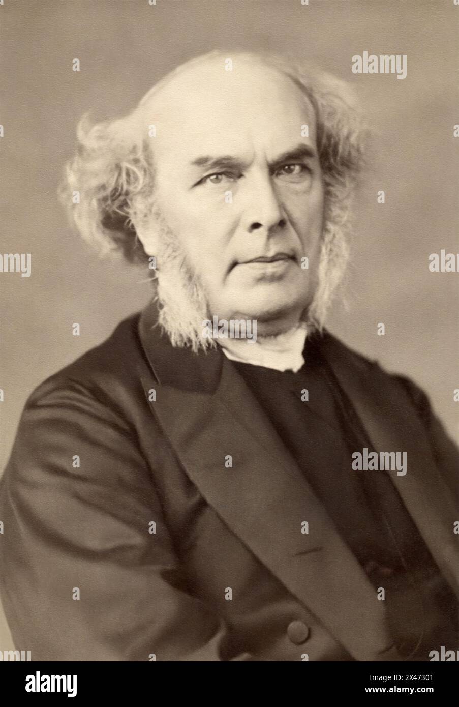 Horatius Bonar (1808-1889), écrivain, auteur et ecclésiastique écossais évangélique du XIXe siècle. Banque D'Images