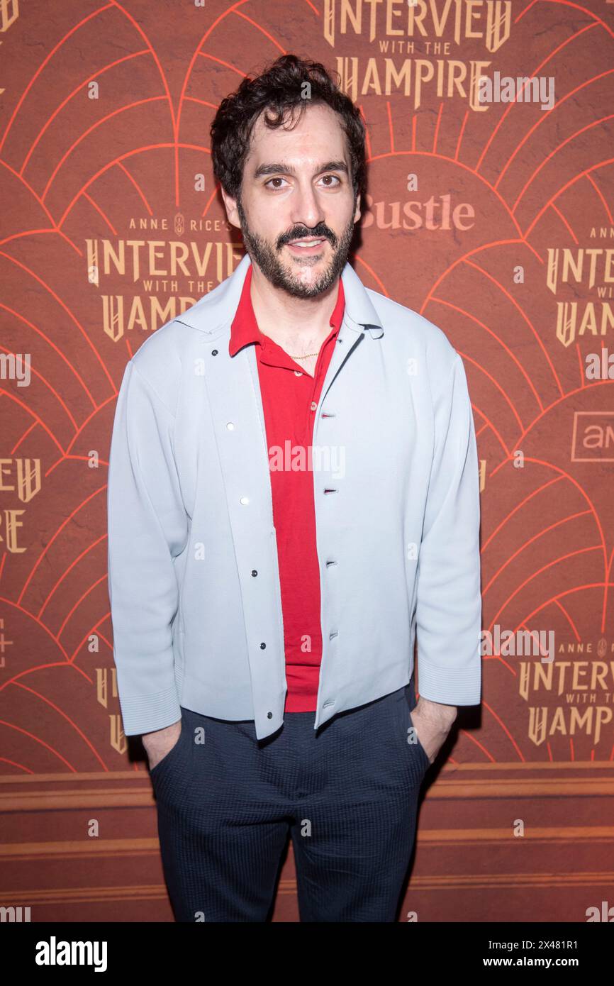 Levan Akin assiste à la première saison 2 de 'Anne Rice's interview with the Vampire' d'AMC Networks à l'hôtel McKittrick. (Photo de Ron Adar / SOPA images/SIPA USA) Banque D'Images