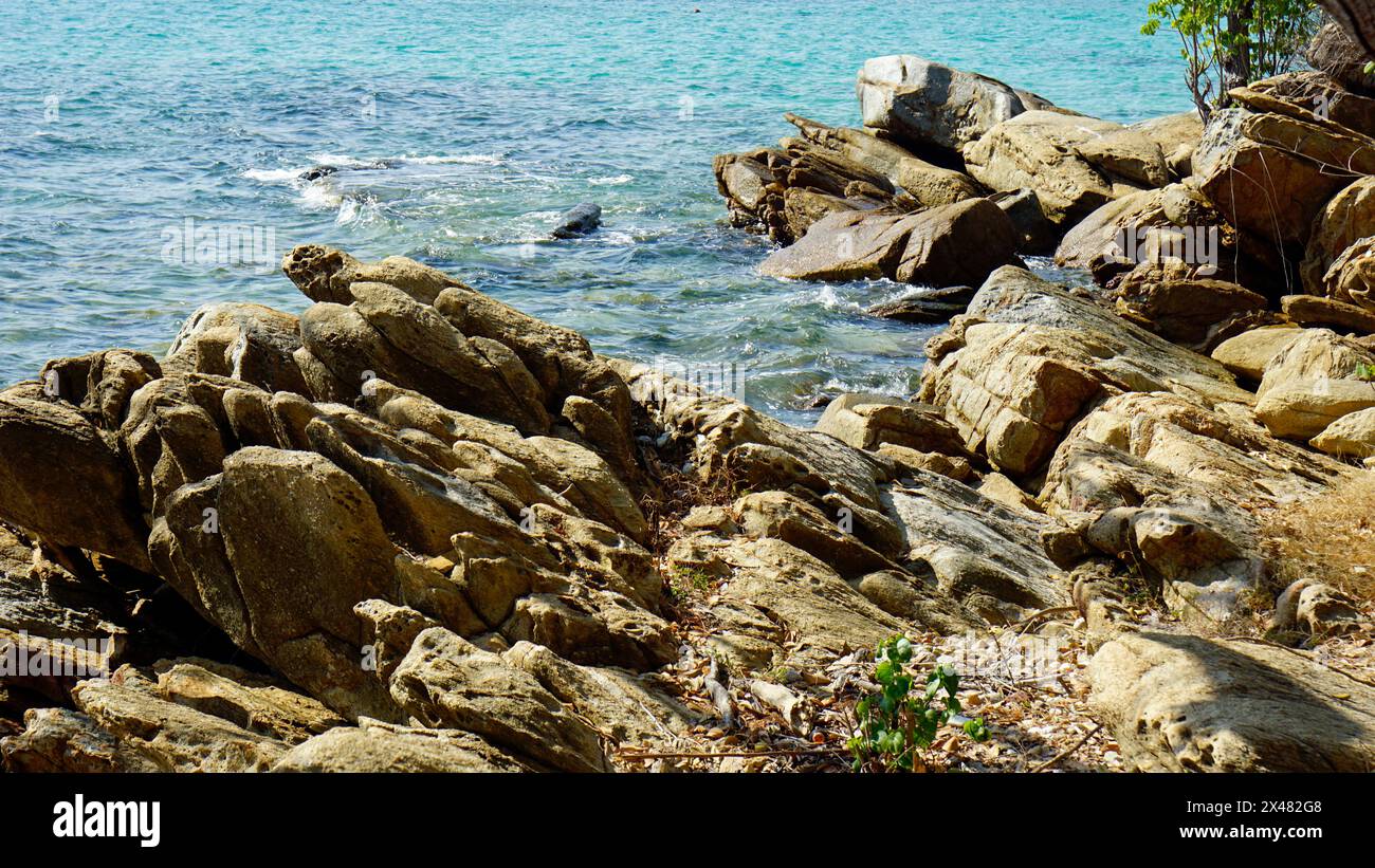 plage ao wai sur l'île de koh samet en thaïlande Banque D'Images