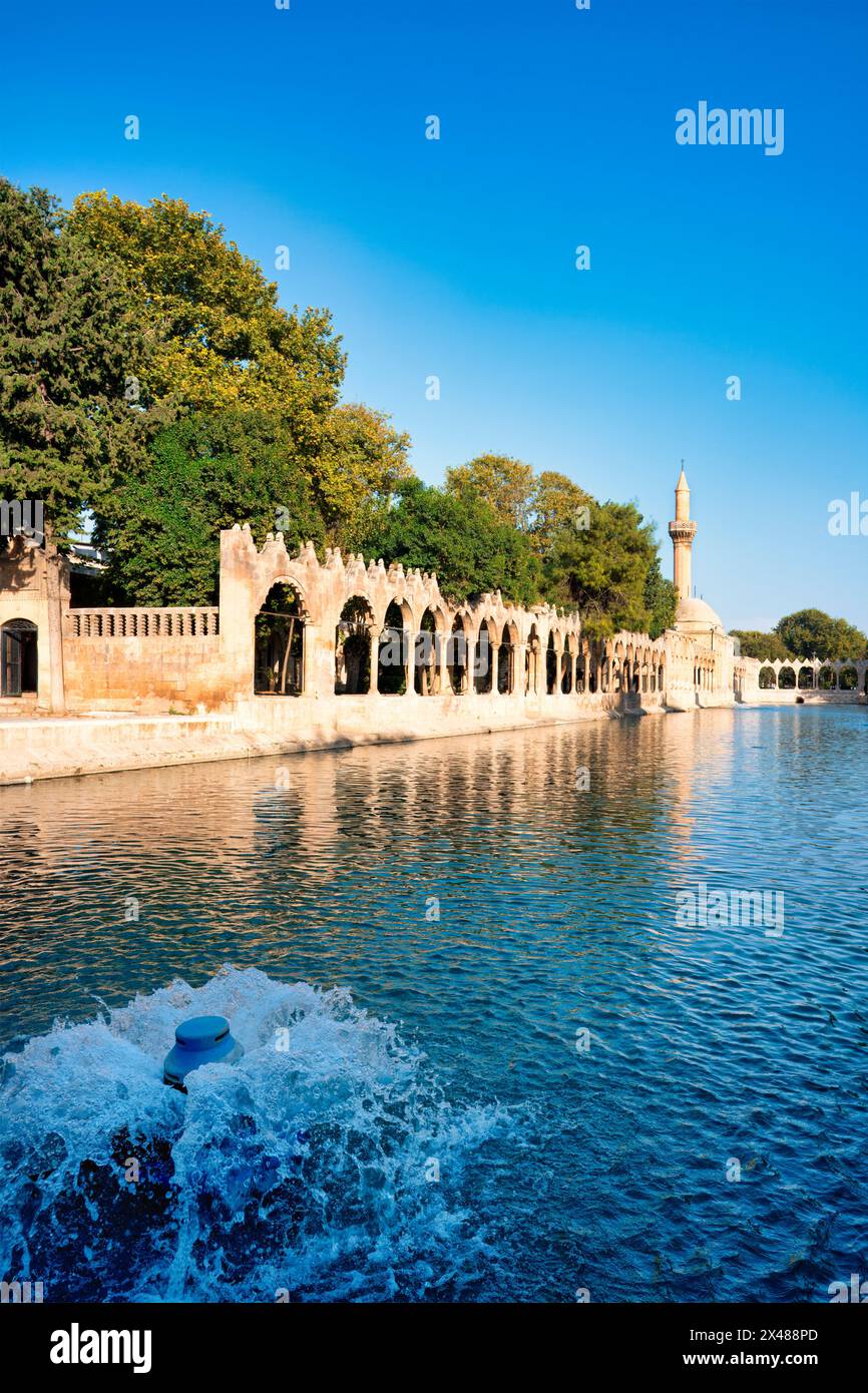 Bassin d'Abraham où le prophète a été jeté au feu par le roi Nimrod, Sanliurfa, Turquie Banque D'Images