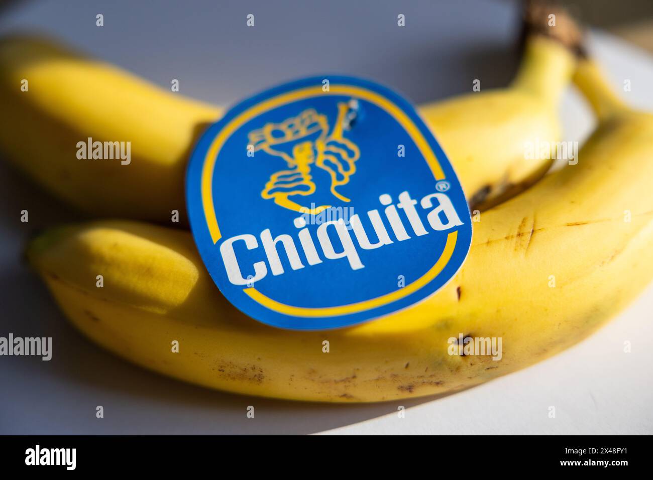 Signes et symboles, logo Chiquita. Banque D'Images