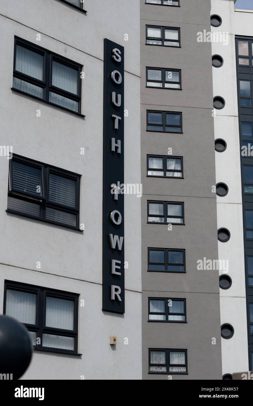 South Tower Flats, Duddeston, Birmingham, Royaume-Uni Banque D'Images