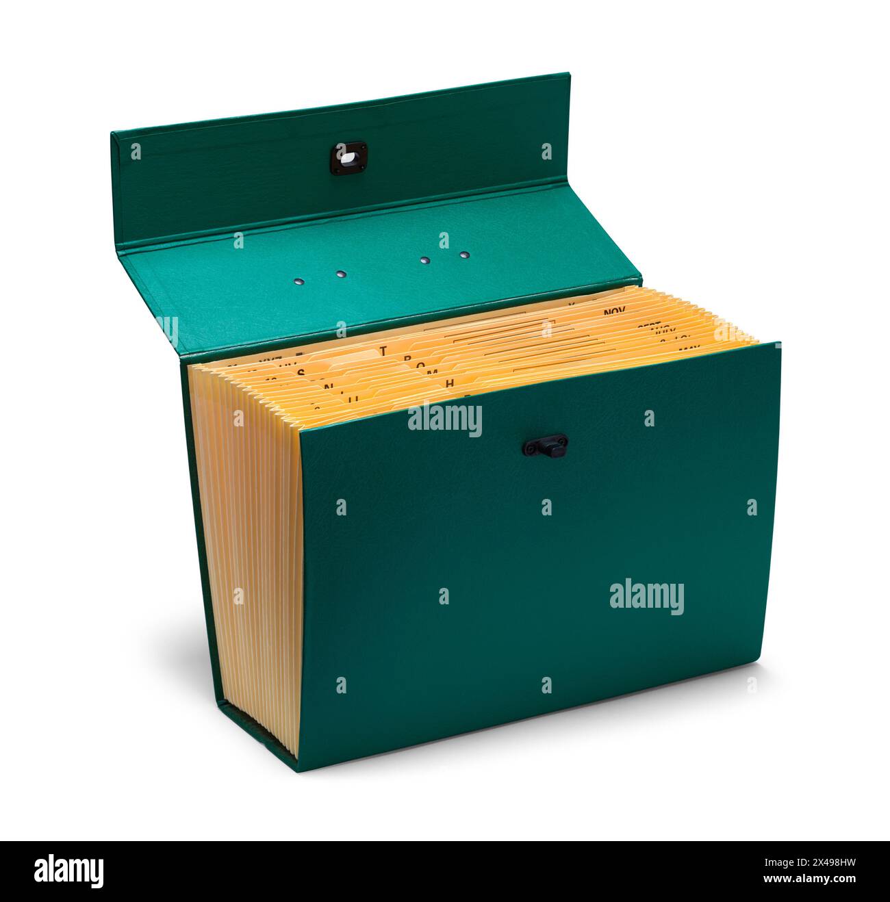 Ouvrir le dossier de fichiers découpé sur blanc. Banque D'Images