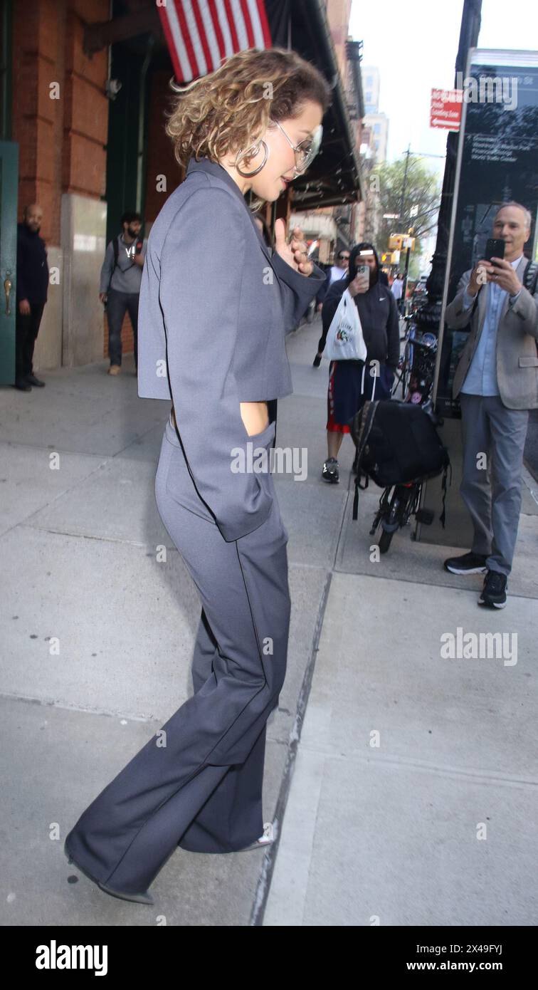 New York, NY, États-Unis. 1er mai 2024. Rita Ora vue à New York le 1er mai 2024. Crédit : RW/Media Punch/Alamy Live News Banque D'Images