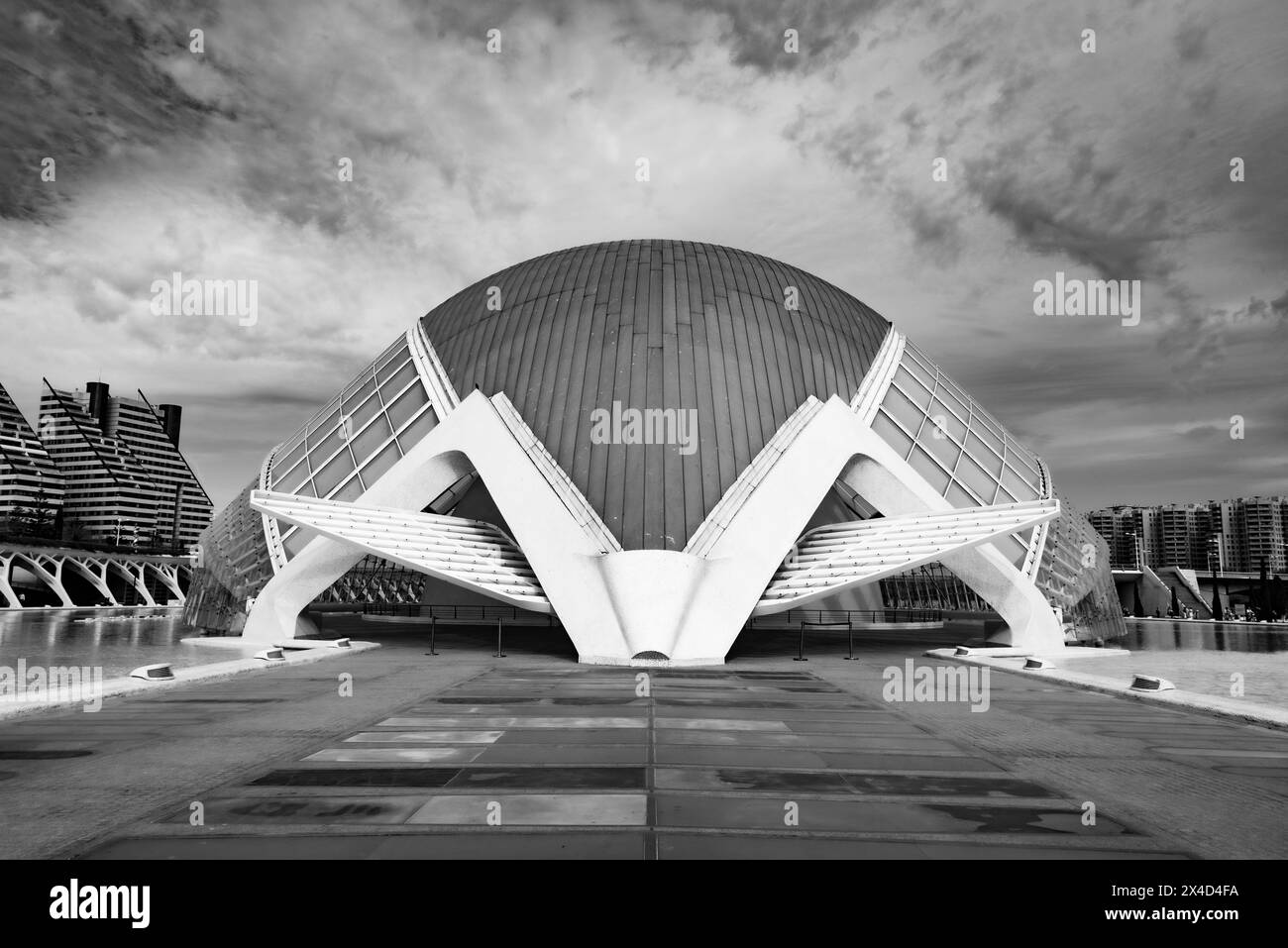 L'espagne, Valence, Cité des Arts et des Sciences Banque D'Images