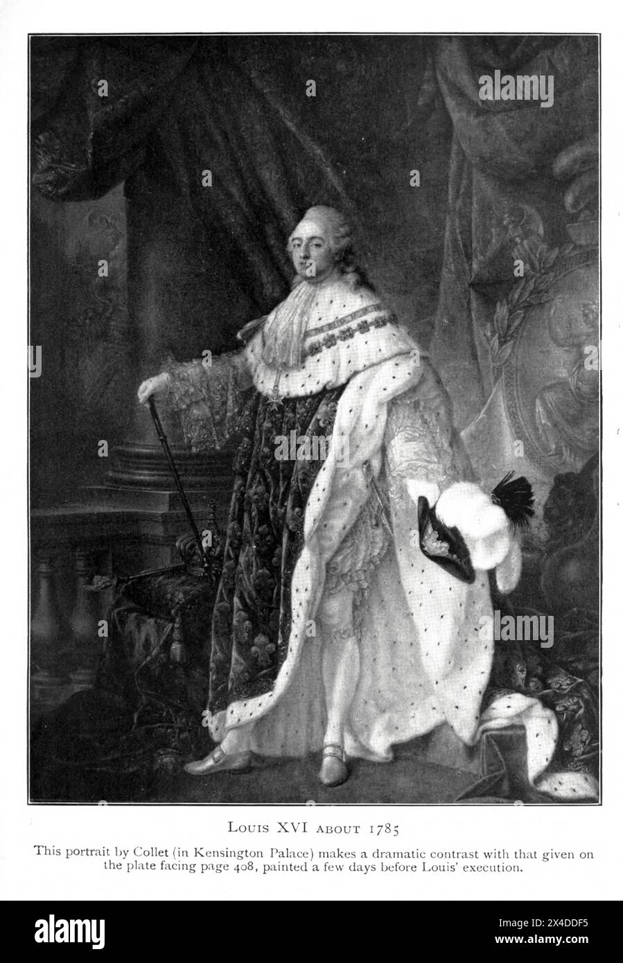 Louis XVI vers 1785 de ' la révolution française de l'âge de Louis 14 à la venue de Napoléon ' par Wheeler, Harold Felix Baker, publié en 1913 Banque D'Images