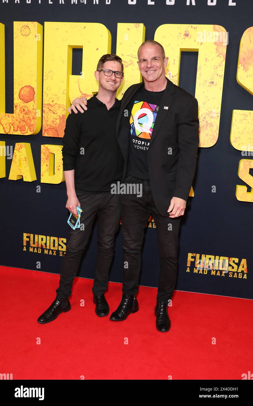 2 mai 2024 : IAN ROBERTS (R) assiste à la première australienne de 'Furiosa : a Mad Max Saga' au State Theatre le 2 mai 2024 à Sydney, Nouvelle-Galles du Sud Australie (crédit image : © Christopher Khoury/Agence de presse australienne via ZUMA Press Wire) USAGE ÉDITORIAL SEULEMENT! Non destiné à UN USAGE commercial ! Banque D'Images