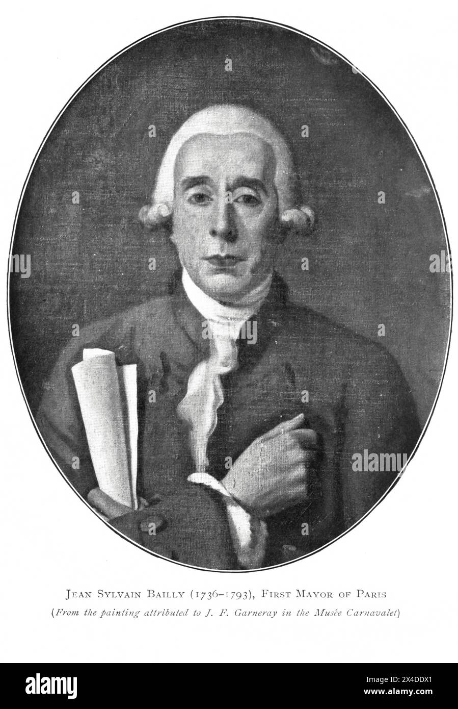 Jean Sylvain Bailly (1736-1793), premier maire de Paris de la révolution française de l'âge de Louis 14 à la venue de Napoléon par Wheeler, Harold Felix Baker, publié en 1913 Banque D'Images