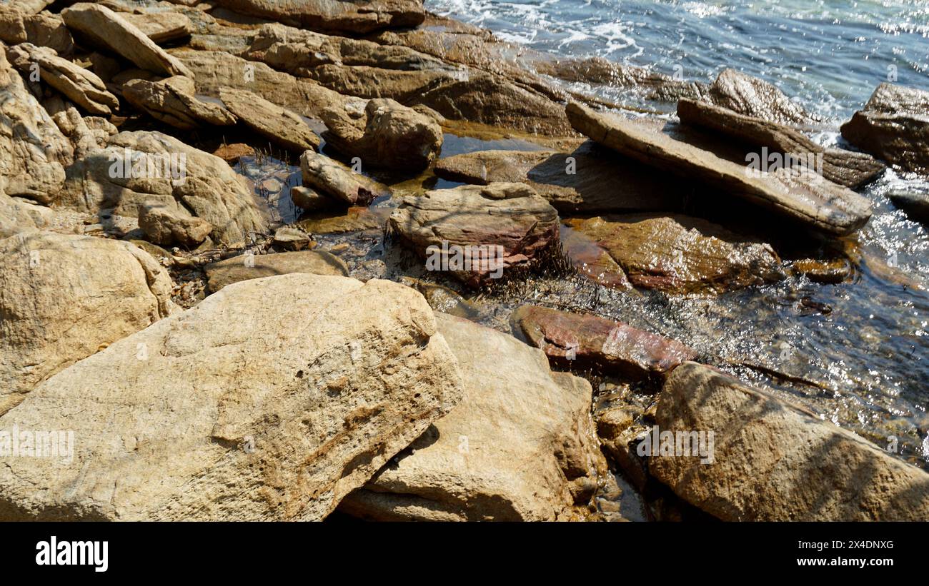 plage ao wai sur l'île de koh samet en thaïlande Banque D'Images