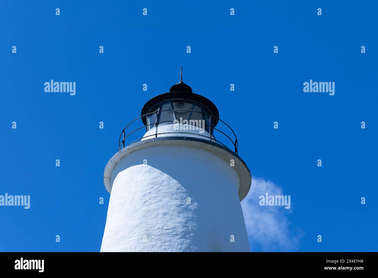 États-Unis, Caroline du Nord, île d'Ocracoke. Phare d'Ocracoke Banque D'Images