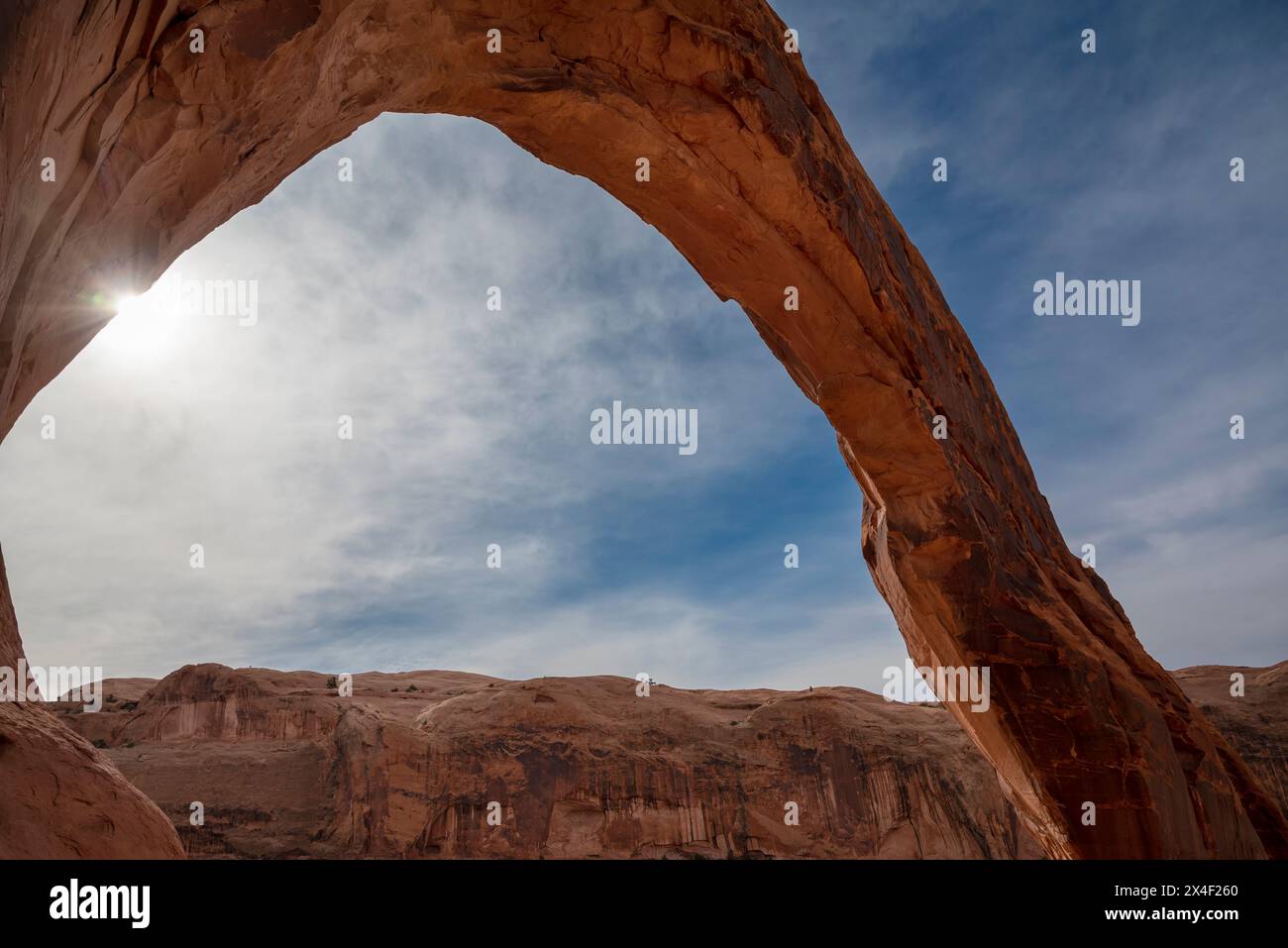 États-Unis, Utah. Arch à Moab. Banque D'Images