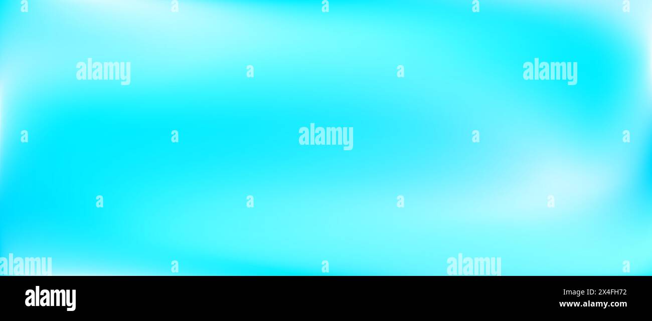 Fond dégradé turquoise vibrant. Toile de fond couleur sarcelle liquide brillante. Fond d'écran de couleur abstrait lisse tosca. Flou Vivid Azur texture de concept marin pour bannière, affiche, brochure. Vecteur Illustration de Vecteur