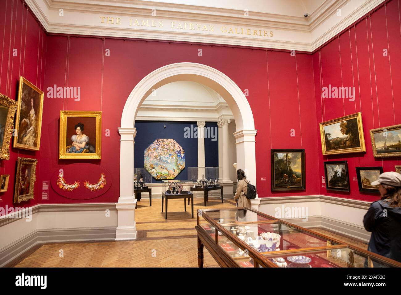 La galerie d'art de Nouvelle-Galles du Sud dans le domaine Sydney, image intérieure de l'art exposée dans les James Fairfax Galleries, Australie Banque D'Images