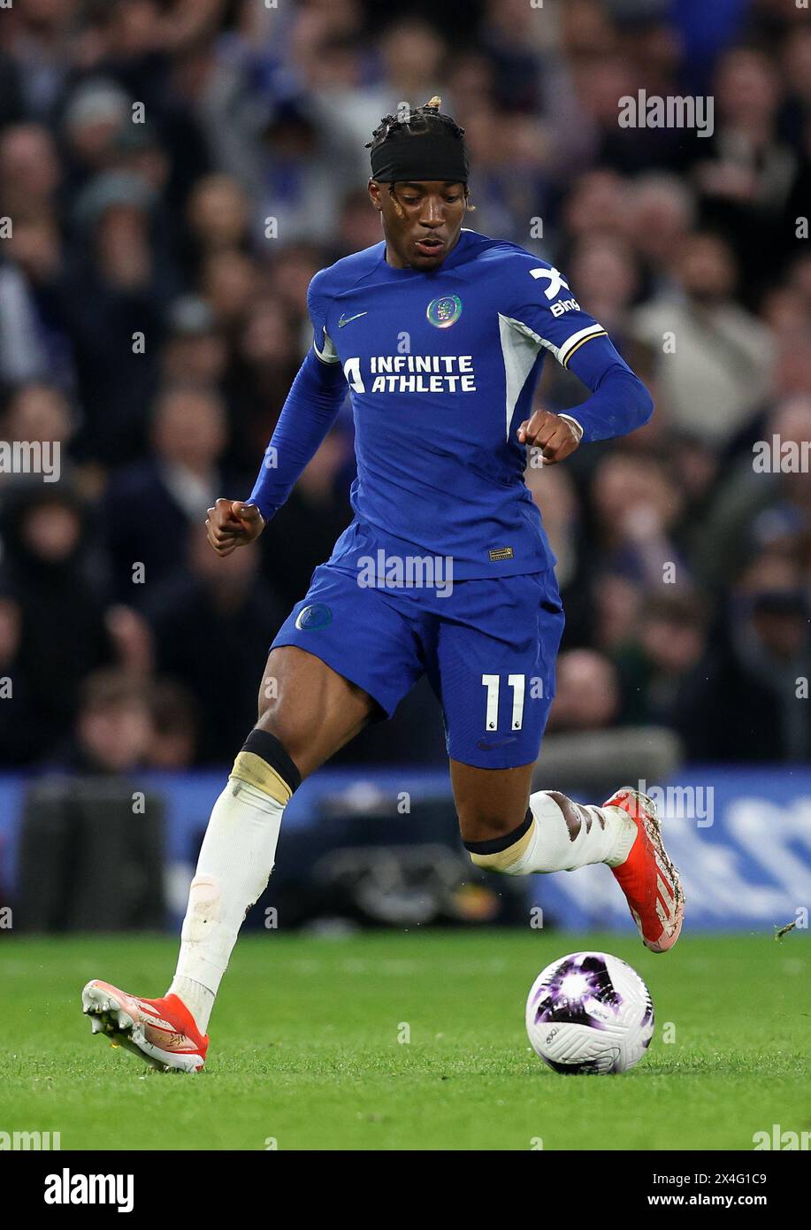 Londres, Royaume-Uni. 2 mai 2024. Noni Madueke de Chelsea lors du match de premier League à Stamford Bridge, Londres. Le crédit photo devrait se lire comme suit : David Klein/Sportimage crédit : Sportimage Ltd/Alamy Live News Banque D'Images