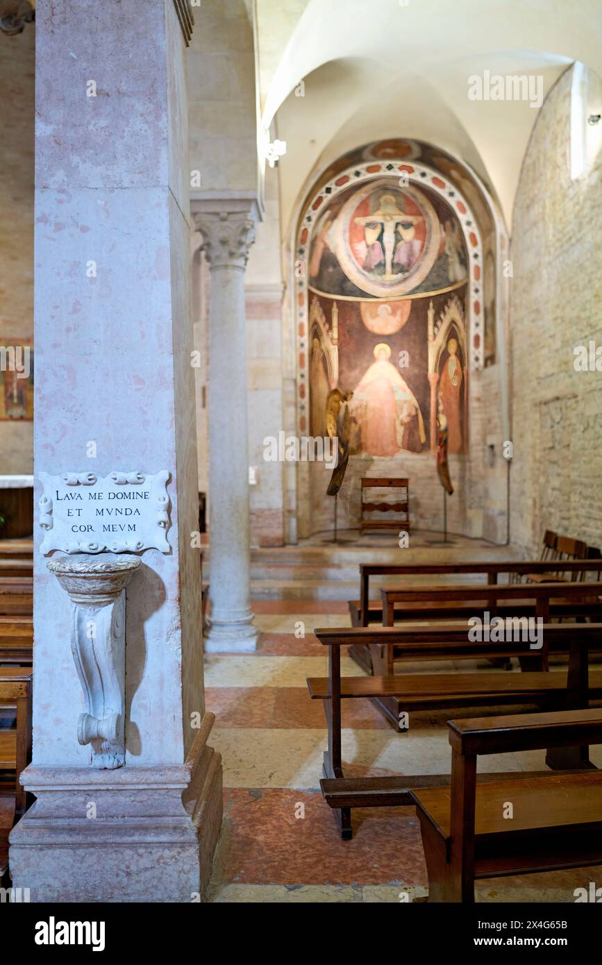 Vérone Veneto Italie. Cathédrale de Vérone (Duomo di Verona) Banque D'Images