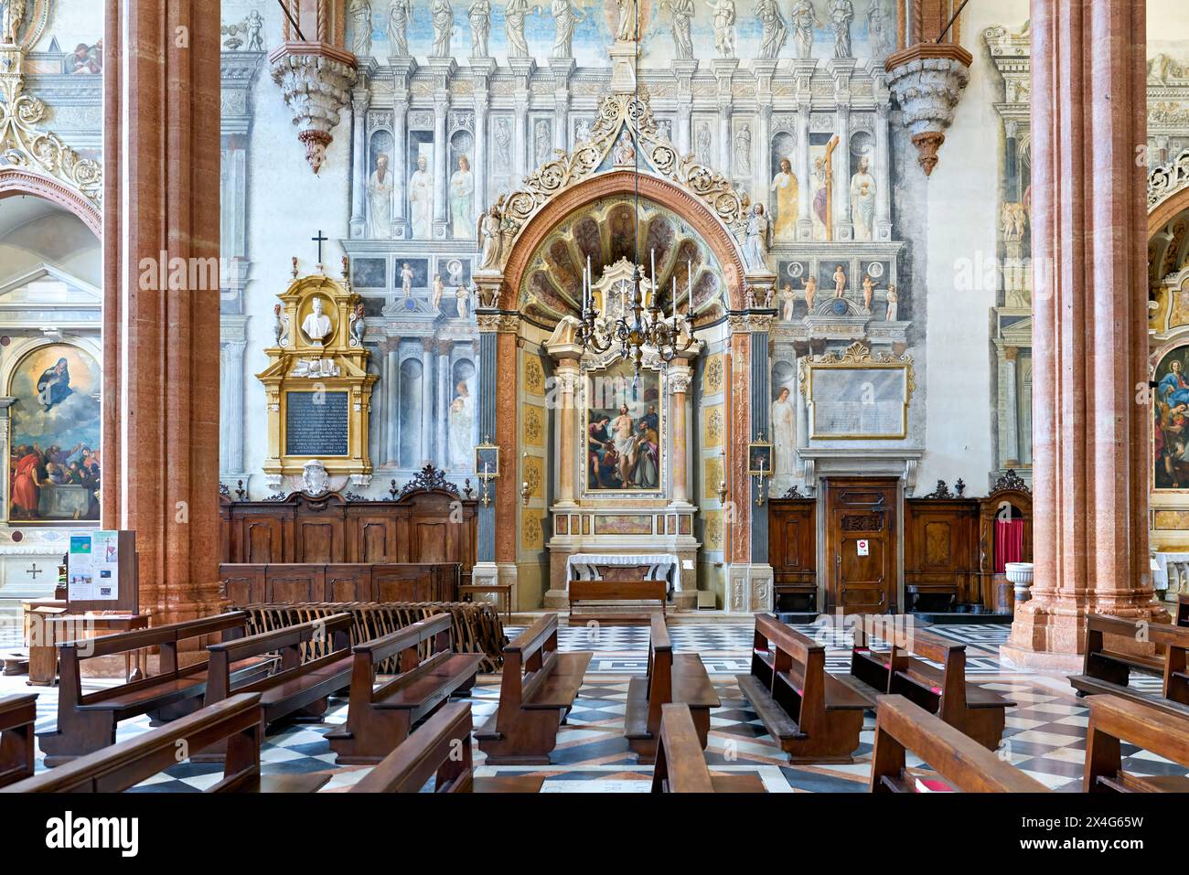 Vérone Veneto Italie. Cathédrale de Vérone (Duomo di Verona) Banque D'Images