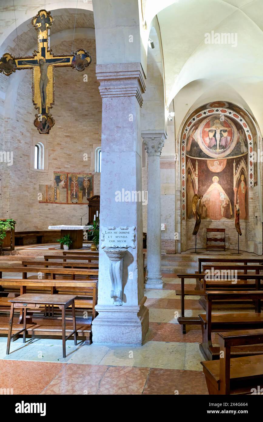 Vérone Veneto Italie. Cathédrale de Vérone (Duomo di Verona) Banque D'Images