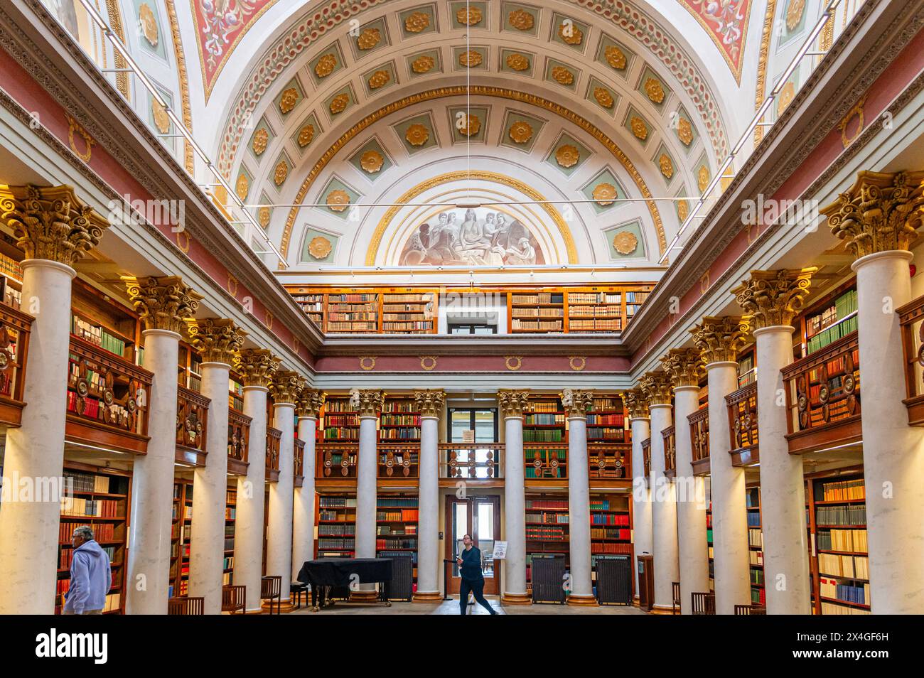 Bibliothèque nationale de Finlande, Helsinki, Finlande Banque D'Images