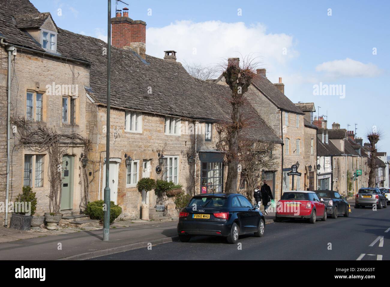 Vues de Stow on the Wold à Gloucestershire au Royaume-Uni Banque D'Images