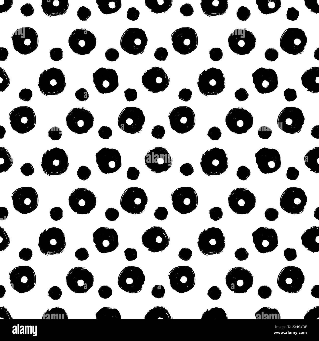 Motif de points vectoriels. Arrière-plan transparent à partir des coups de pinceau. Décoration à pois Illustration de Vecteur