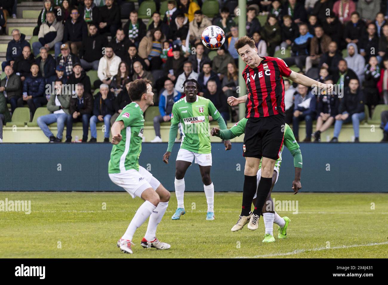 Dordrecht, pays-Bas. 03 mai 2024. DORDRECHT - 03-05-2024. Stade M-scores. Keuken Kampioen Divisie, KKD. FC Dordrecht - Willem II. Willem II joueur Ringo Meerveld. (Photo de Pro Shots/SIPA USA) crédit : SIPA US/Alamy Live News Banque D'Images
