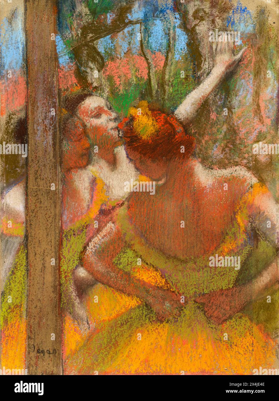 Danseurs. Edgar Degas. c. 1896. Banque D'Images