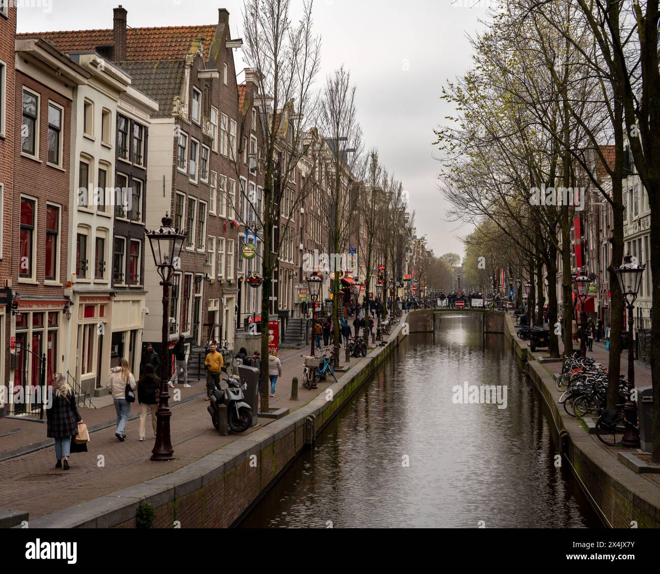 Red Light District à Amsterdam, pays-Bas Banque D'Images
