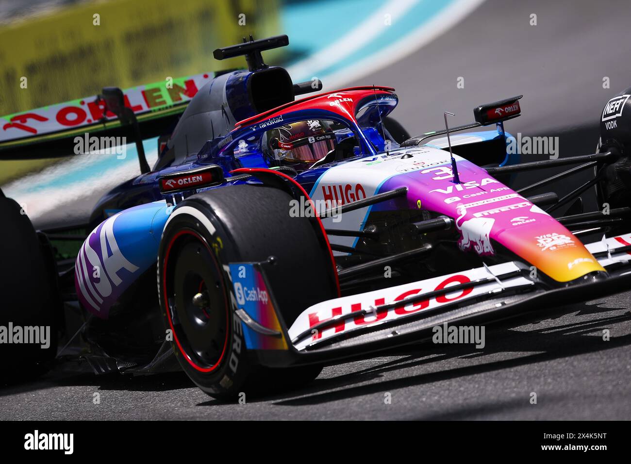 03 RICCIARDO Daniel (aus), Visa Cash App RB F1 Team VCARB 01, action lors du Grand Prix de formule 1 Crypto.com de Miami 2024, 6ème manche du Championnat du monde de formule 1 2024 du 3 au 5 mai 2024 sur l'Autodrome international de Miami, à Miami, États-Unis d'Amérique Banque D'Images