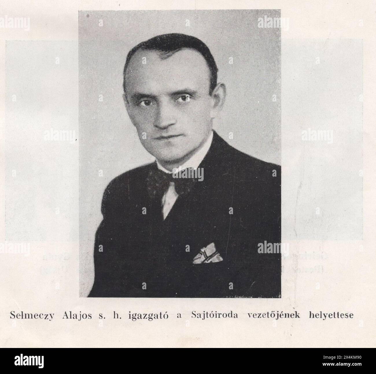 Borbély Zoltán/ Dr Kapy Rezső. : A 60 éves magyar rendőrség 1881-1941. / La police hongroise âgée de 60 ans 1881-1941 . Anniversaire de la police hongroise almanach. Archives de photos de la police hongroise / Banque D'Images
