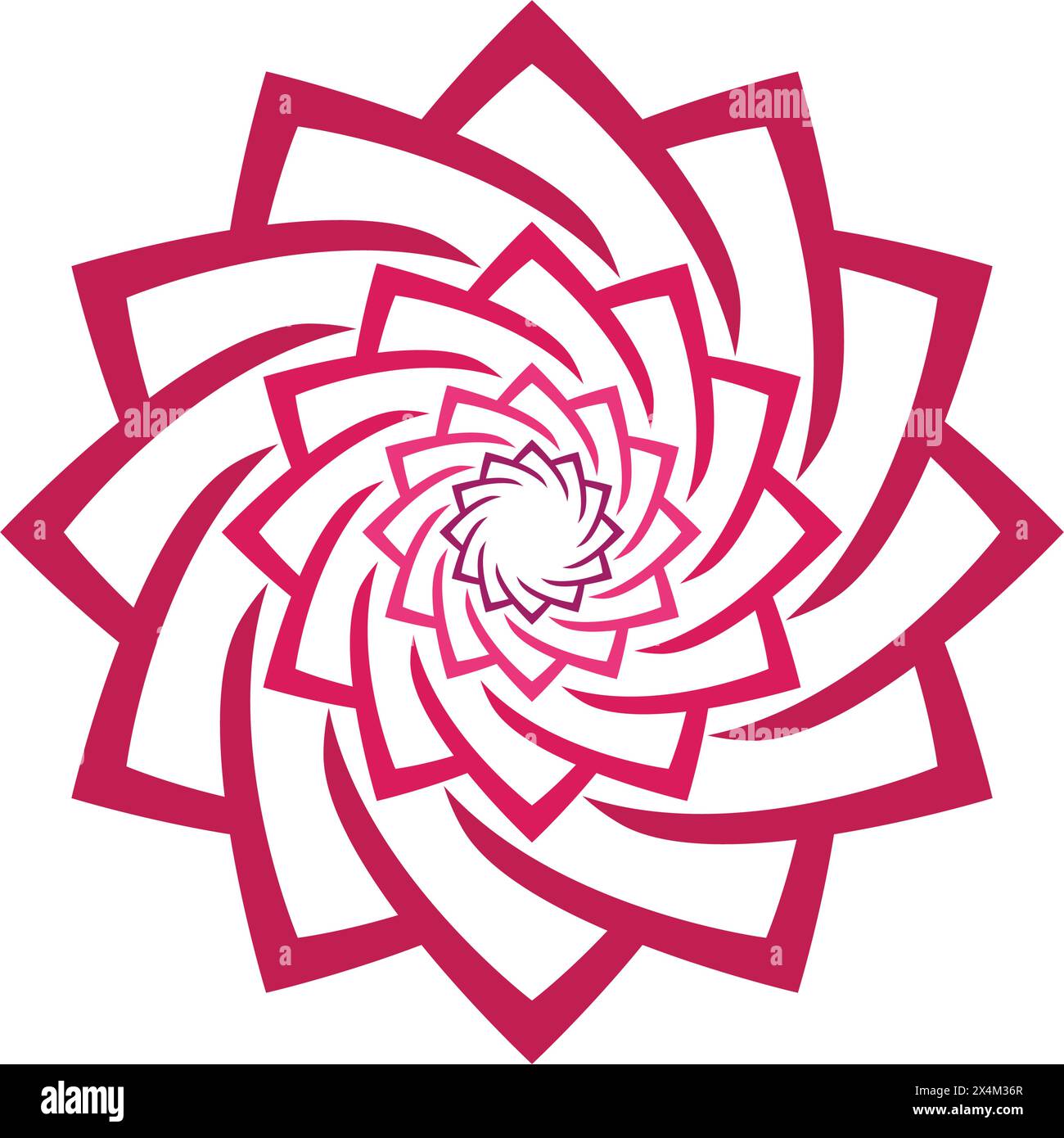 Belle conception d'illustration vectorielle de logo de fleur Illustration de Vecteur