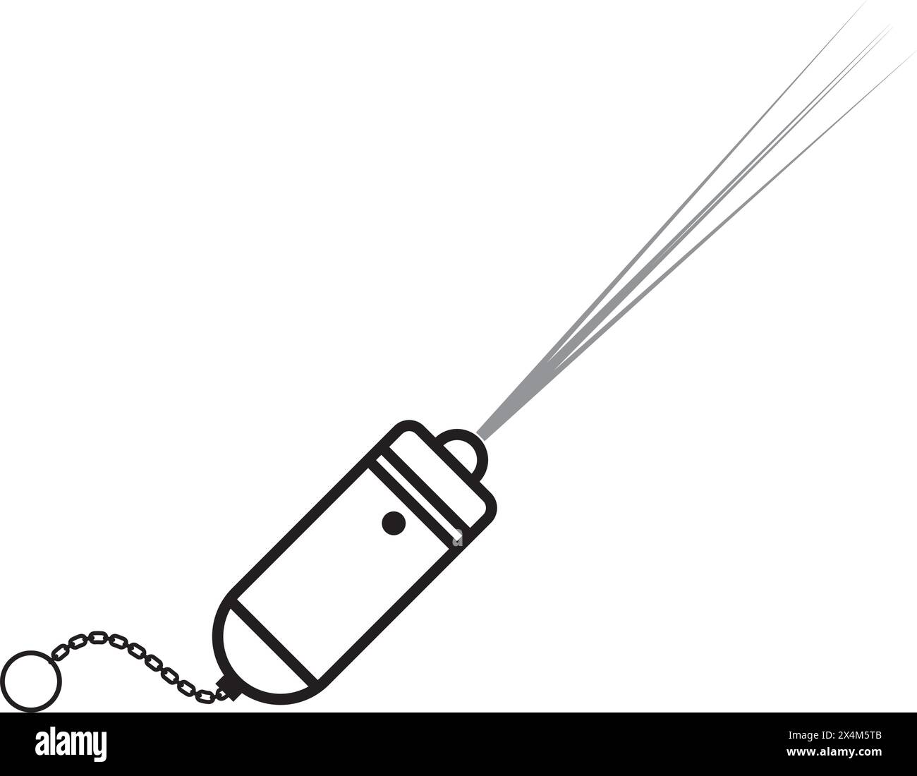 Symbole d'illustration vectorielle d'icône de pointeur laser Illustration de Vecteur