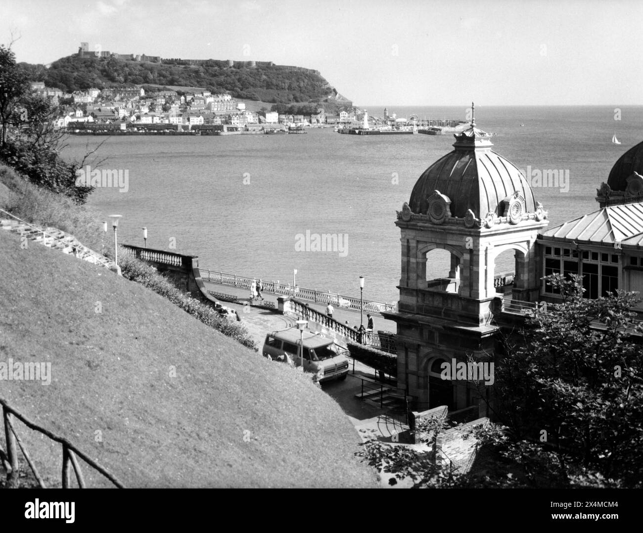 Scarborough, Yorkshire, 26 août 1982 Banque D'Images