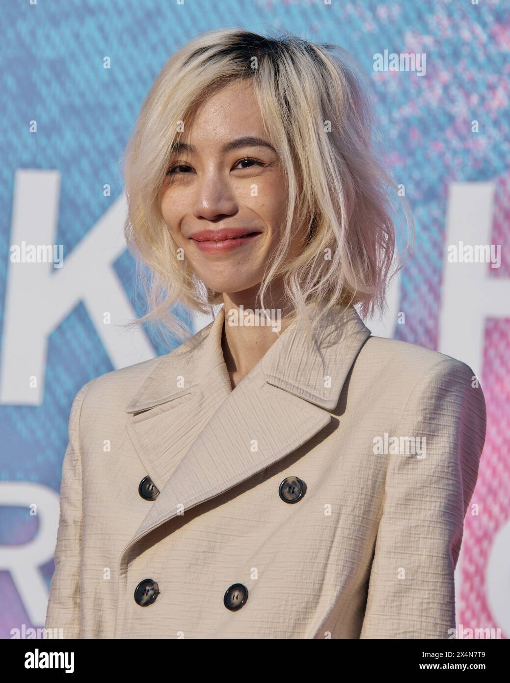 Yokohama, Japon. 04 mai 2024. L'actrice thaïlandaise Kitty Chicha Amatayakul assiste à la cérémonie d'ouverture du Festival international du film de Yokohama dans la préfecture de Kanagawa, au Japon, le samedi 4 mai 2024. Photo de Keizo Mori/UPI crédit : UPI/Alamy Live News Banque D'Images